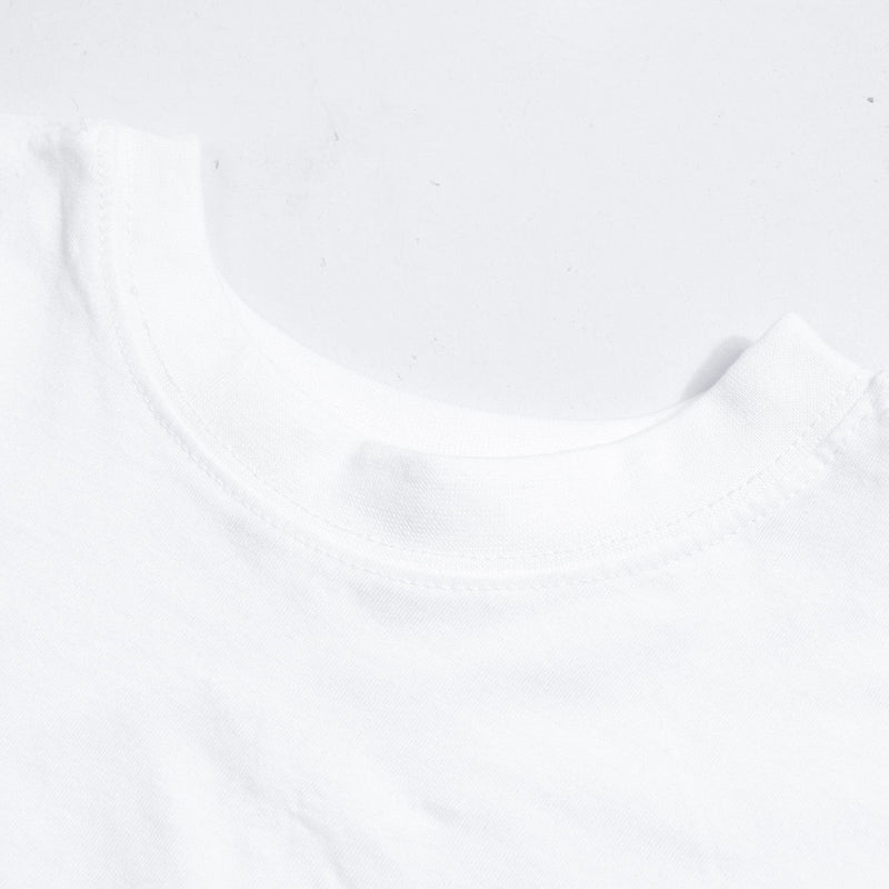 Popular Sports Single Jersey Crew Neck Crop Top For Women-White-RZ17