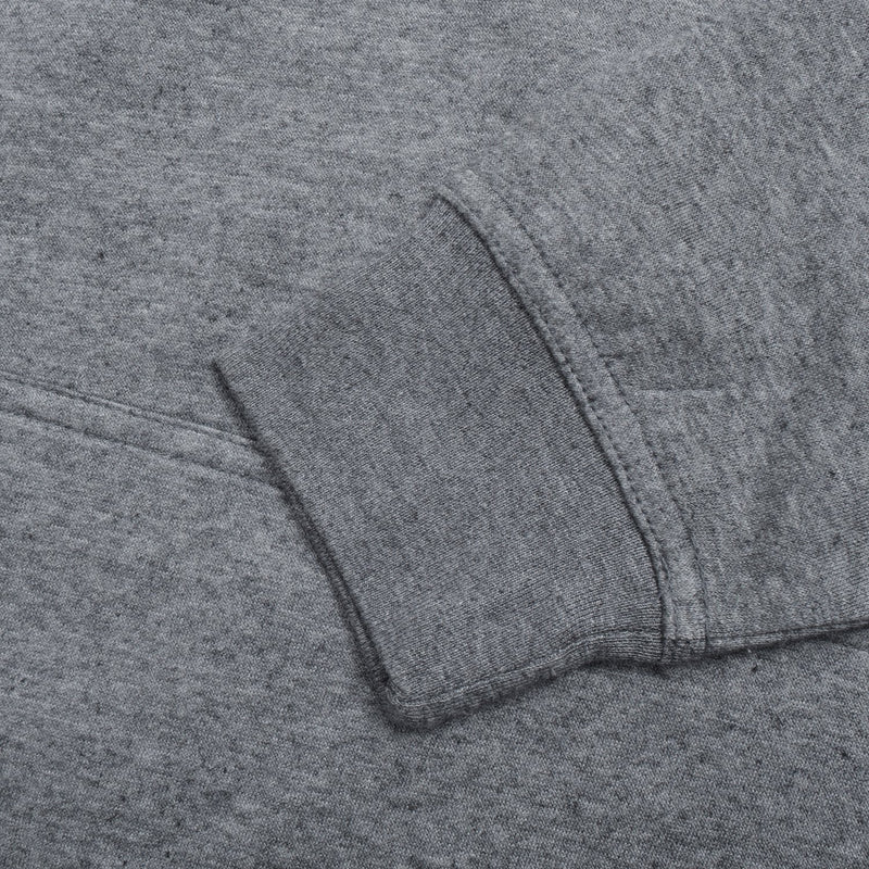 P&B Fleece Pullover Hoodie For Men-Charcoal Melange With Black Panel-BE13699