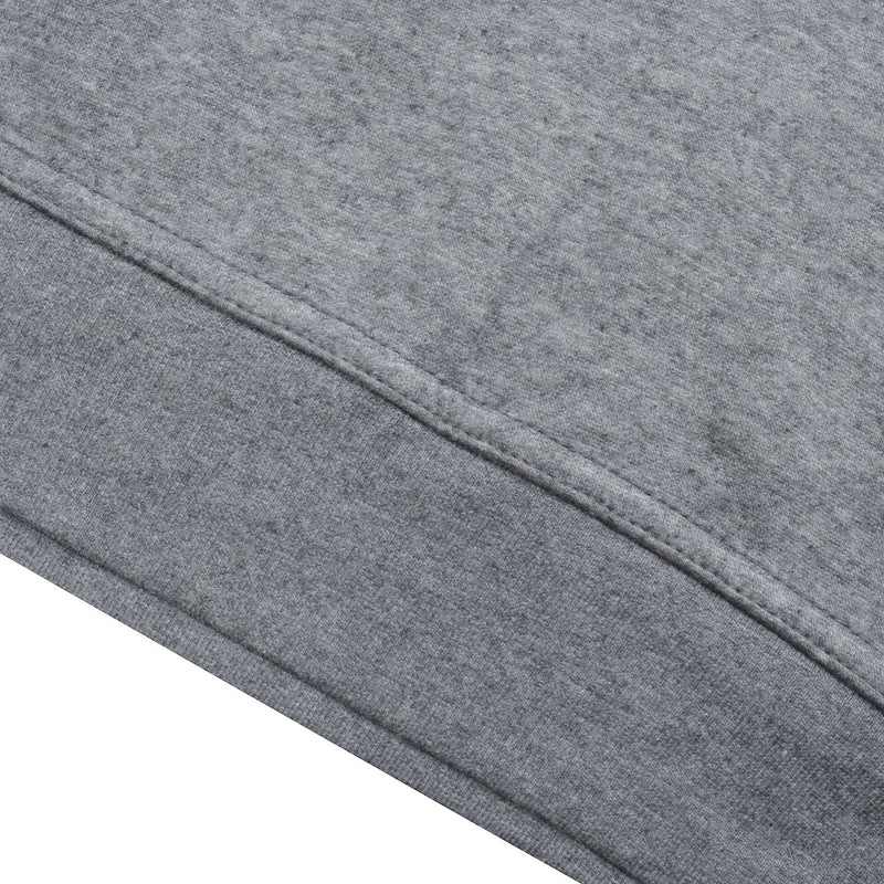 P&B Fleece Pullover Hoodie For Men-Charcoal Melange With Black Panel-BE13699