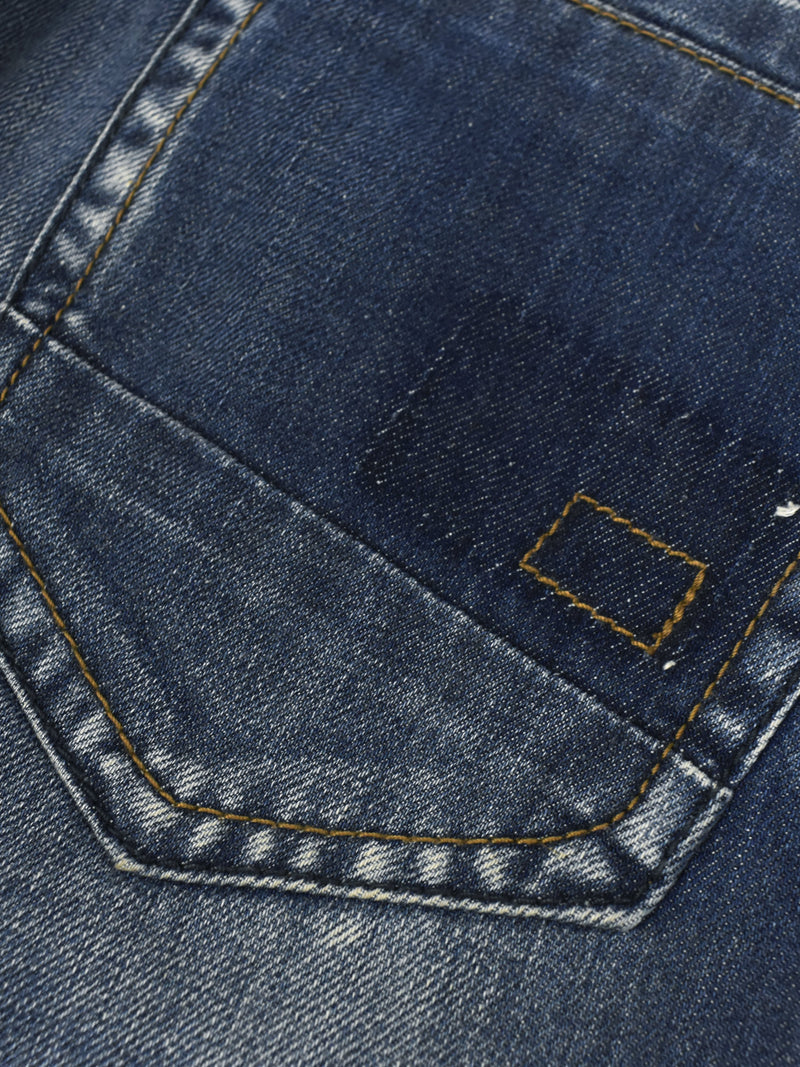 Mexx Jeans Denim Short For Ladies-Dark Navy Faded-F246