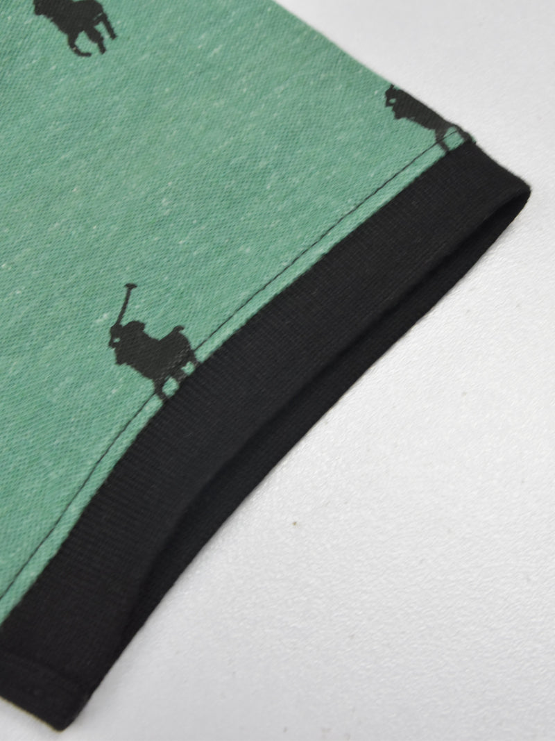 Summer Polo Shirt For Men-Light Green-AN3955