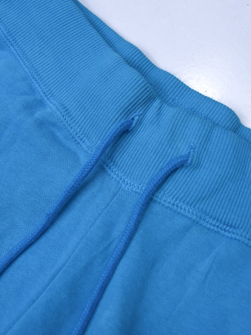 Drift King Regular Fit Zipper Fleece Jogger Trouser For Men-Cyan Blue-BE15392