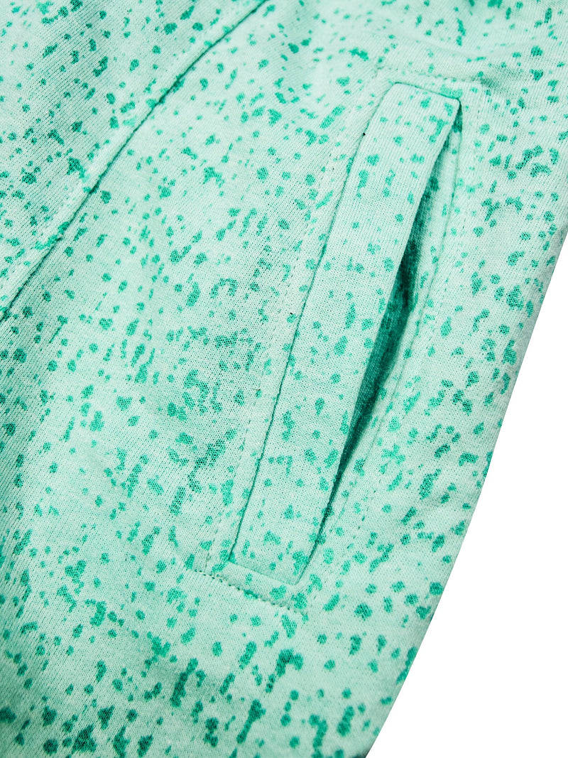 McKenzie Fleece Stylish Long Trench Coat For Ladies-Light Green Melange-RT1058